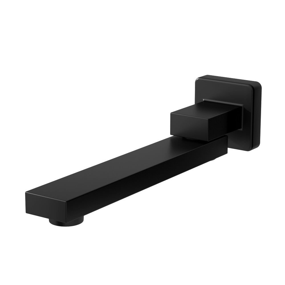Cefito Bathroom Tap Wall Bath Spout 180 Swivel Bathtub Shower Mixer Square Black Tristar Online