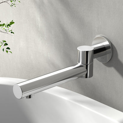 Cefito Bath Spout Wall Mounted Square Bathtub Bathroom Spa Swivel Silver Tristar Online