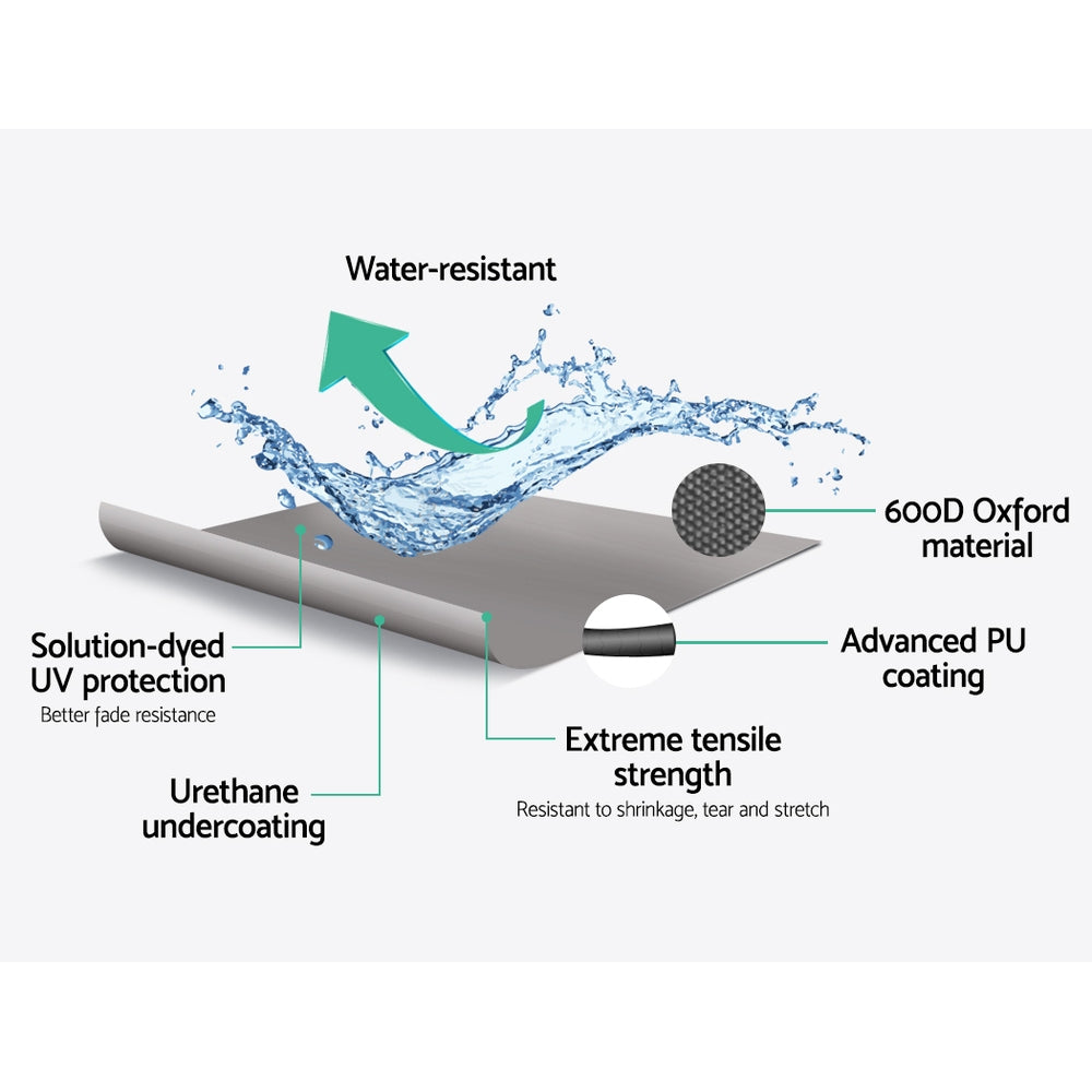 Seamanship 14- 16ft Boat Cover Trailerable Marine Grade 600D Tristar Online