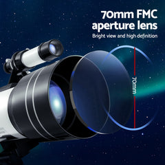 Portable 150X HD Astronomy Telescope with Tripod Optical Outdoor for Kids Adults Tristar Online