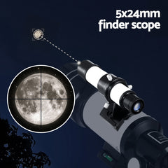 Portable 150X HD Astronomy Telescope with Tripod Optical Outdoor for Kids Adults Tristar Online