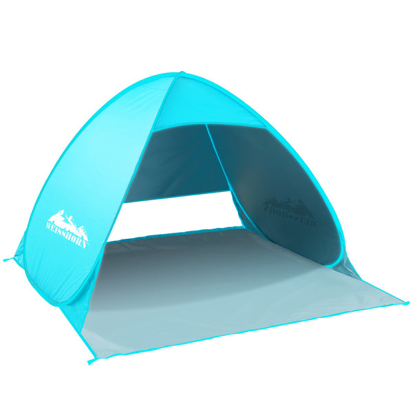 Weisshorn Pop Up Beach Tent Camping Hiking 3 Person Sun Shade Fishing Shelter Tristar Online