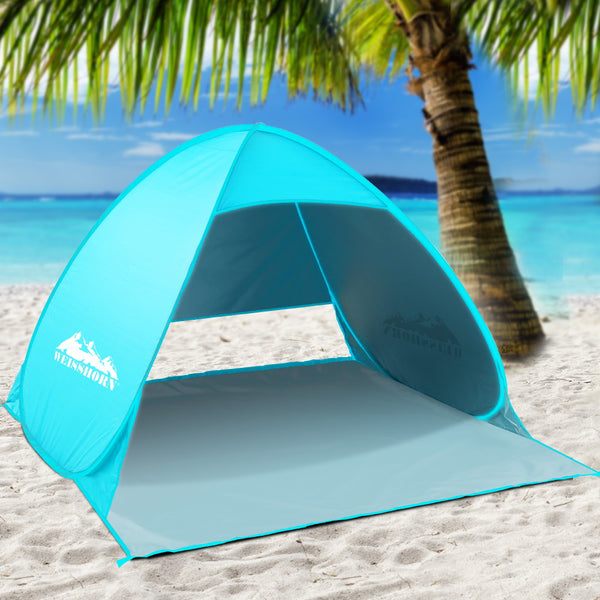 Weisshorn Pop Up Beach Tent Camping Hiking 3 Person Sun Shade Fishing Shelter Tristar Online