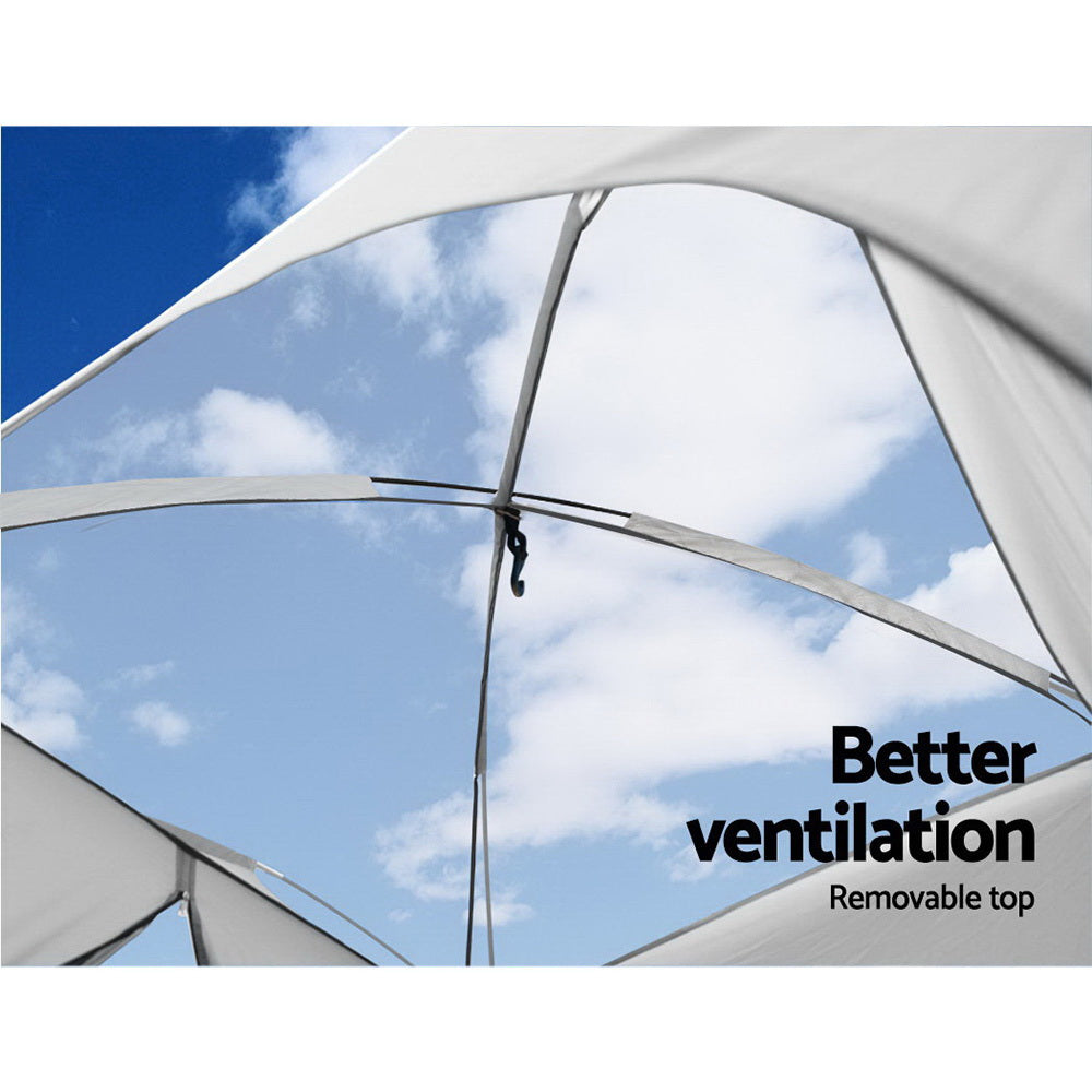Weisshorn Shower Tent Outdoor Camping Portable Changing Room Toilet Ensuite Tristar Online