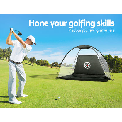 Everfit 3M Golf Practice Net Tent Portable Training Aid Driving Target Mat Soccer Tristar Online