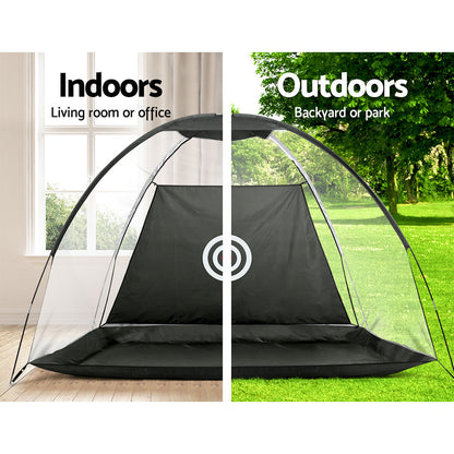 Everfit 3M Golf Practice Net Tent Portable Training Aid Driving Target Mat Soccer Tristar Online