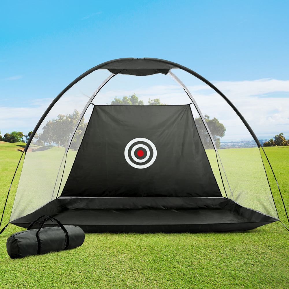 Everfit 3M Golf Practice Net Tent Portable Training Aid Driving Target Mat Soccer Tristar Online