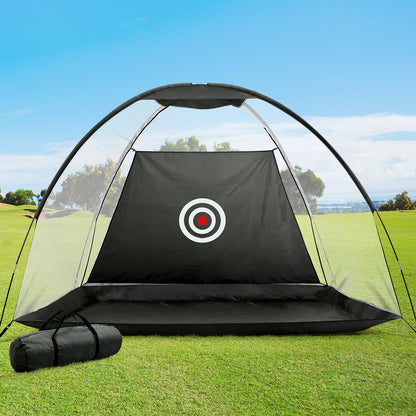 Everfit 3M Golf Practice Net Tent Portable Training Aid Driving Target Mat Soccer Tristar Online