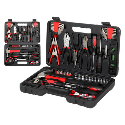 Giantz 70pcs Hand Tool Kit Set Box Household Automotive Repair Workshop w/Case Tristar Online