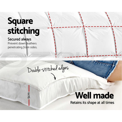 Giselle King Mattress Topper Bamboo Fibre Pillowtop Protector Tristar Online