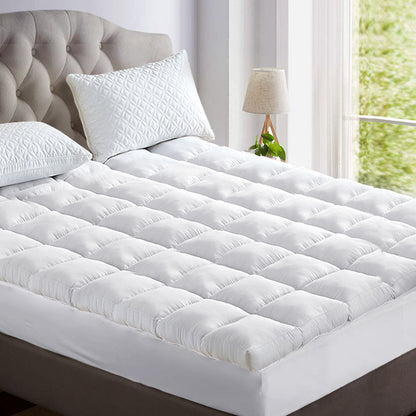 Giselle King Mattress Topper Bamboo Fibre Pillowtop Protector Tristar Online