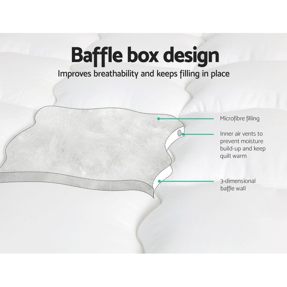 Giselle Bedding Mattress Topper Pillowtop - Double Tristar Online