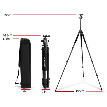 Weifeng 173cm Professional Ball Head Tripod Digital Camera Tristar Online