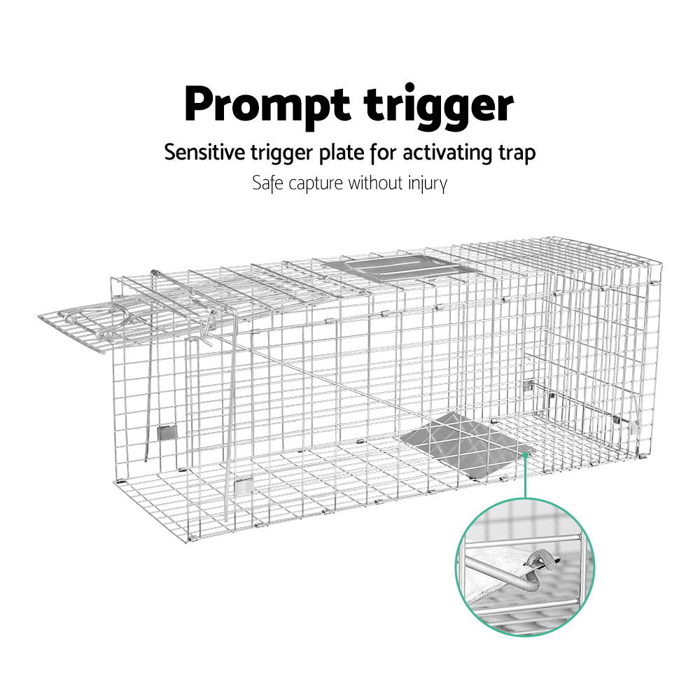 Gardeon Animal Trap Humane Possum Cage Live Animal Catch Rabbit Cat Hare Fox Tristar Online