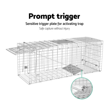 Gardeon Animal Trap Humane Possum Cage Live Animal Catch Rabbit Cat Hare Fox Tristar Online