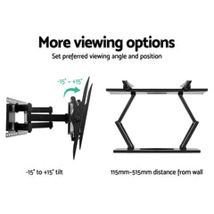 Artiss TV Wall Mount Bracket for 32"-80" LED LCD Full Motion Dual Strong Arms Tristar Online