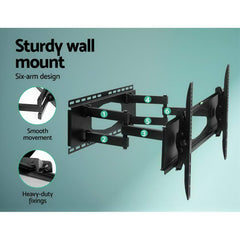 Artiss TV Wall Mount Bracket for 32"-80" LED LCD Full Motion Dual Strong Arms Tristar Online