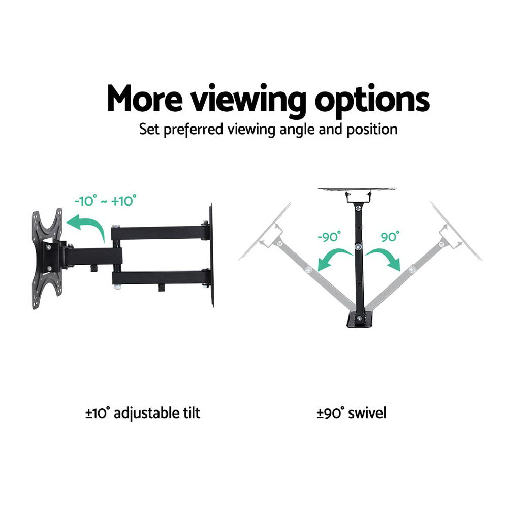 Artiss TV Wall Mount Bracket Tilt Swivel Full Motion 32 37 42 Inch Plasma Screen LCD Tristar Online