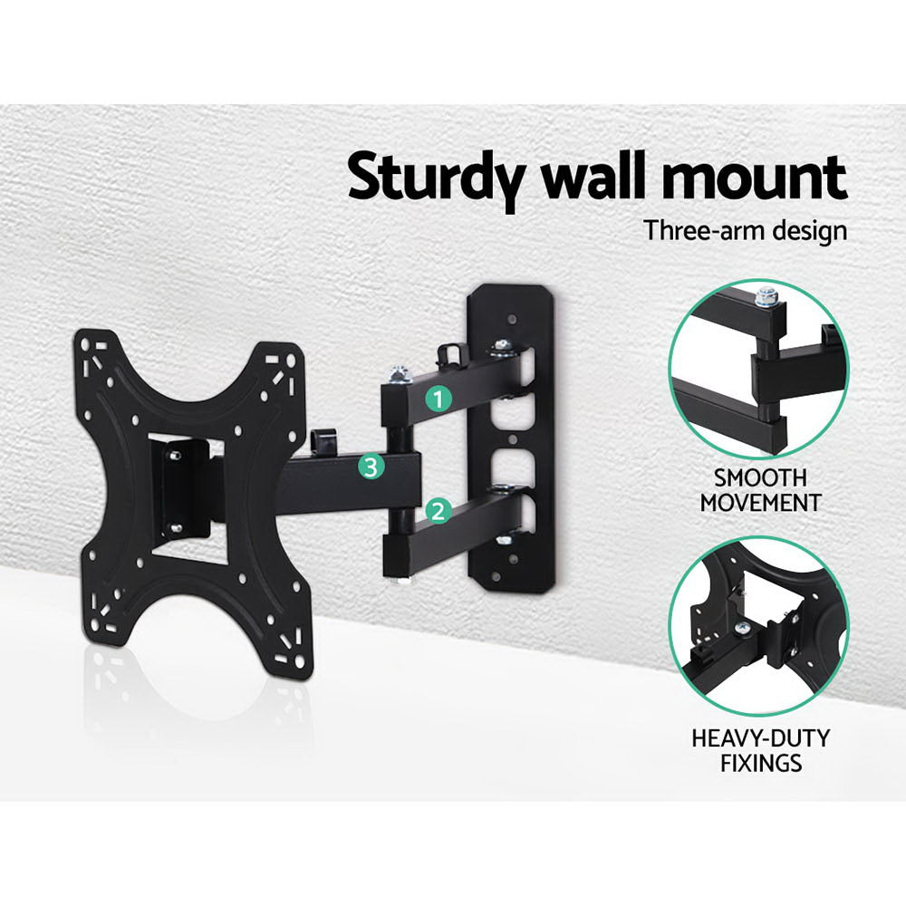 Artiss TV Wall Mount Bracket Tilt Swivel Full Motion 32 37 42 Inch Plasma Screen LCD Tristar Online