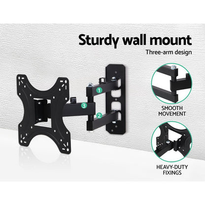Artiss TV Wall Mount Bracket Tilt Swivel Full Motion 32 37 42 Inch Plasma Screen LCD Tristar Online