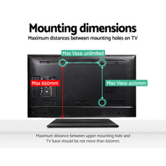 Artiss TV Stand Mount Bracket for 32"-65" Universal Pedestal Tabletop Desktop Tristar Online