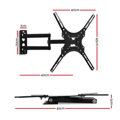 Artiss TV Wall Mount Bracket for 24"-50" LED LCD TVs Full Motion Strong Arms Tristar Online
