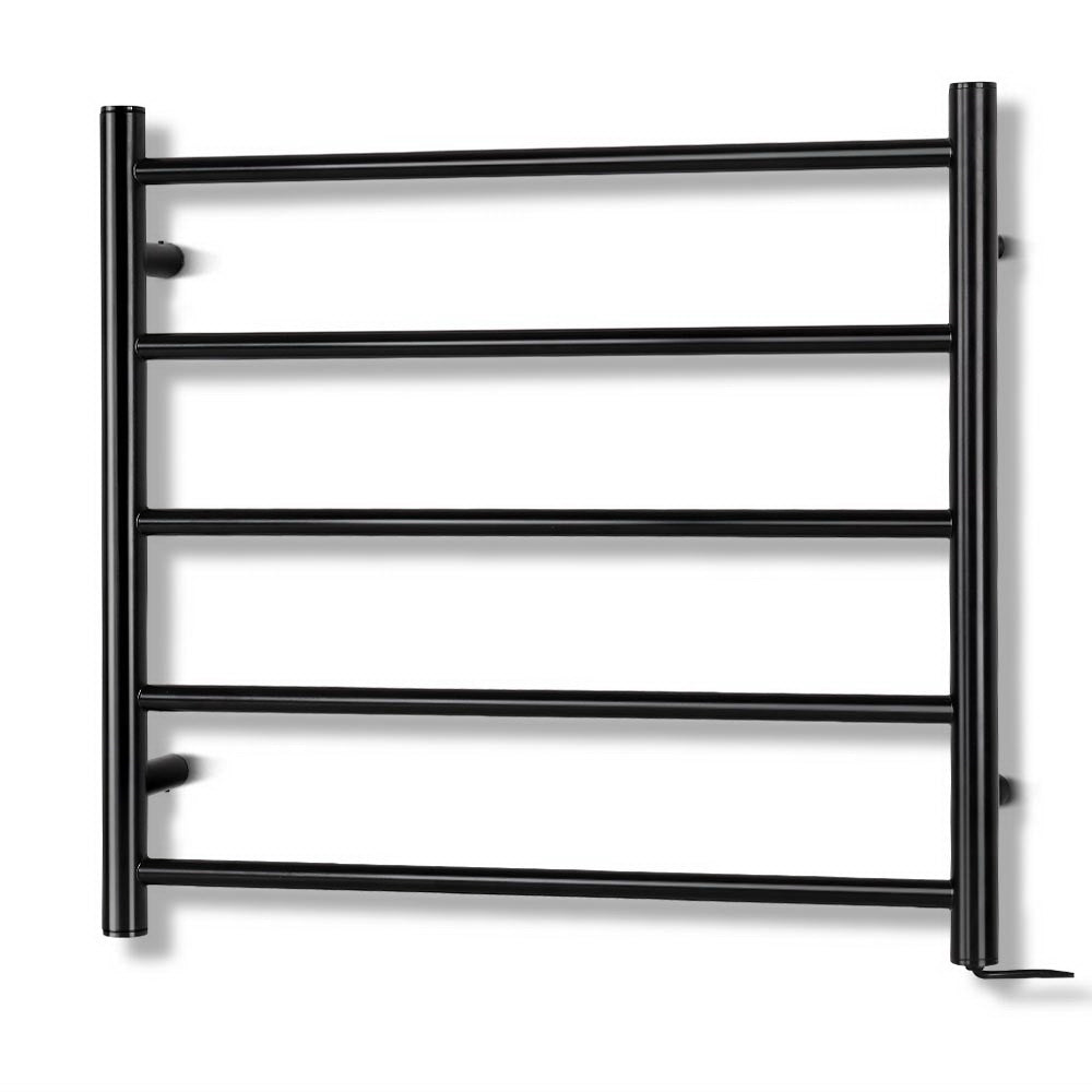 Devanti Heated Towel Rail Electric Warmer Heater Rails Holder Rack Wall Mounted Tristar Online