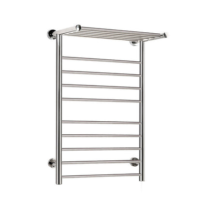 Devanti Electric Heated Towel Rail Warmer Heater Rails Rack Wall Mounted 14 Bar Tristar Online