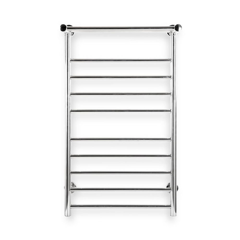 Devanti Electric Heated Towel Rail Warmer Heater Rails Rack Wall Mounted 14 Bar Tristar Online