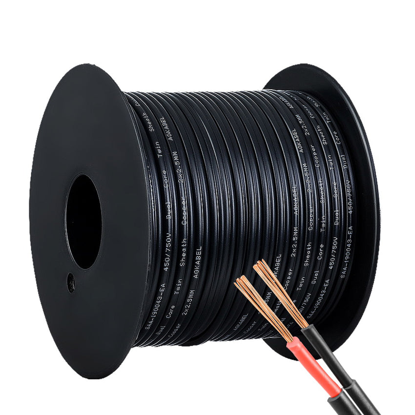 2.5MM Electrical Cable Twin Core Extension Wire 30M Car Solar Panel 450V Tristar Online
