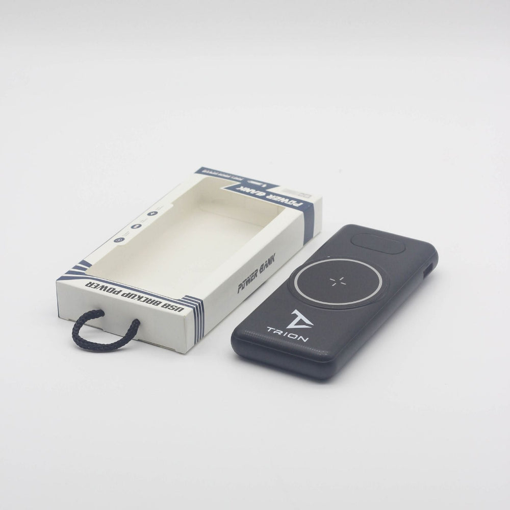 Trion IS-H13CD 10000mAh Magsafe Power Bank Digital Display, Built-in 4 Cables & Type C Connectivity Trion