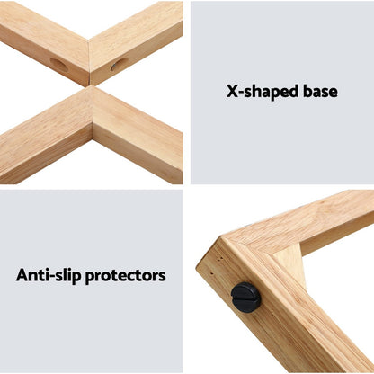 Artiss Coffee Table Round Side Tables Nightstand Bedside Furniture Wooden Beige Tristar Online