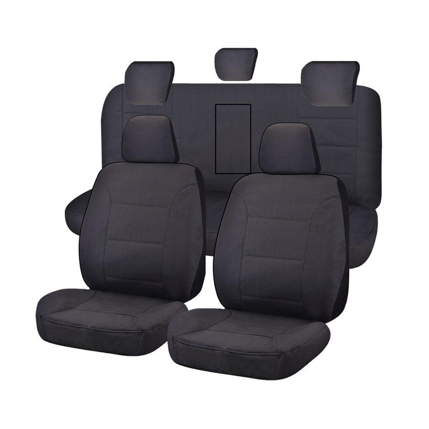 Seat Covers for ISUZU D-MAX 06/2012 - ON DUAL CAB CHASSIS UTILITY FR CHARCOAL ALL TERRAIN Tristar Online