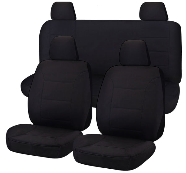 Seat Covers for NISSAN NAVARA D23 SERIES 3 NP300 11/2017 - 11/2020 DUAL CAB FR BLACK ALL TERRAIN Tristar Online
