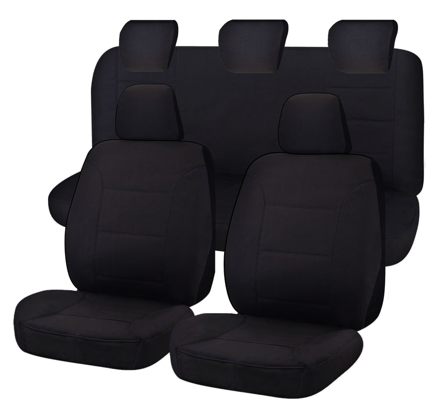 Seat Covers for MAZDA BT-50 FR UR 09/2015 - 06/2020 DUAL CAB FR BLACK CHALLENGER Tristar Online