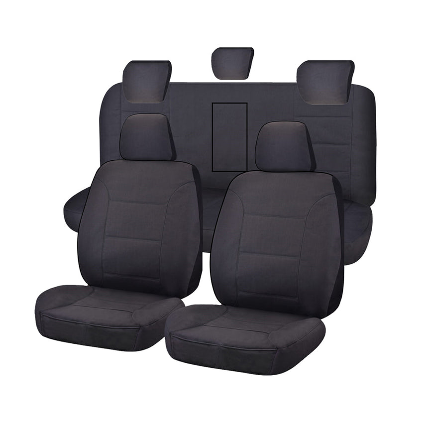 Seat Covers for HOLDEN COLORADO RG SERIES FR 06/2012 - ON DUAL FR CHARCOAL CHALLENGER Tristar Online