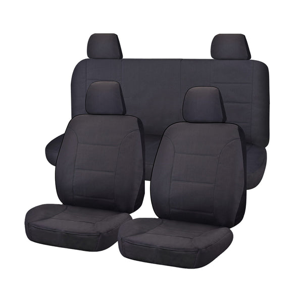 Challenger Canvas Seat Covers - For Nissan Frontier D40 Series Dual Cab (2006-2015) Tristar Online