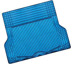 ALUMINIUM LOOK 1-Piece Boot Mat - BLUE [Rubber/Aluminium Look] Tristar Online