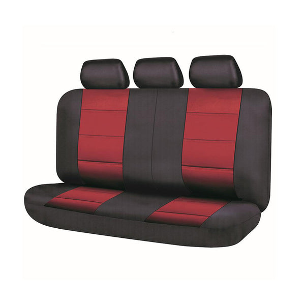 Universal El Toro Series Ii Rear Seat Covers Size 06/08S | Black/Red Tristar Online