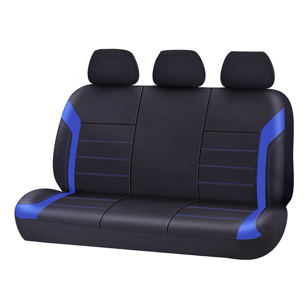Universal Ultra Light Neoprene Rear Seat Covers Size 06/08H | Black/Blue Tristar Online