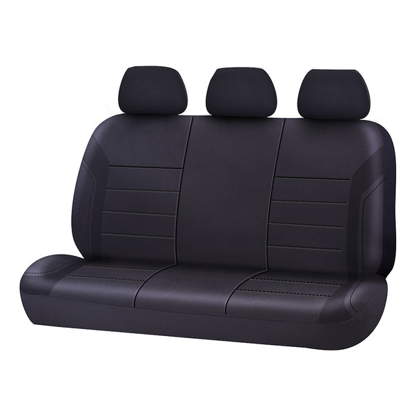 Universal Ultra Light Neoprene Rear Seat Covers Size 06/08H | Black/Black Tristar Online
