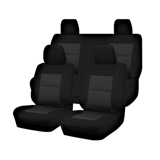 Seat Covers for TOYOTA COROLLA HATCH MZEA12R ASCENT, SPORT, SX 06/2018- ON PREMIUM BLACK Tristar Online