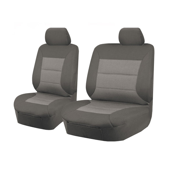 Seat Covers for MAZDA BT-50 B22P/Q-B32P/Q UP SERIES 10/2011 ? 2015 SINGLE CAB CHASSIS FRONT BUCKET + _ BENCH GREY PREMIUM Tristar Online
