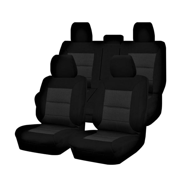 Premium Jacquard Seat Covers - For Toyota Tacoma Dual Cab  (2015-2022) Tristar Online