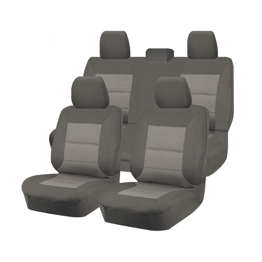 Premium Jacquard Seat Covers - For Toyota Tacoma Workmate Dual Cab (2015-2022) Tristar Online