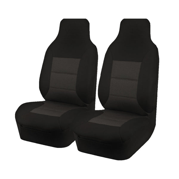 Premium Jacquard Seat Covers - For Toyota Tacoma Single Cab (2015-2022) Tristar Online