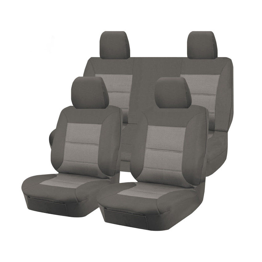 Premium Jacquard Seat Covers - For Nissan Frontier D23 Series Dual Cab (2015-2017) Tristar Online
