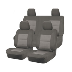 Premium Jacquard Seat Covers - For Nissan Frontier D23 Series 3-4 Dual Cab (2017-2022) Tristar Online