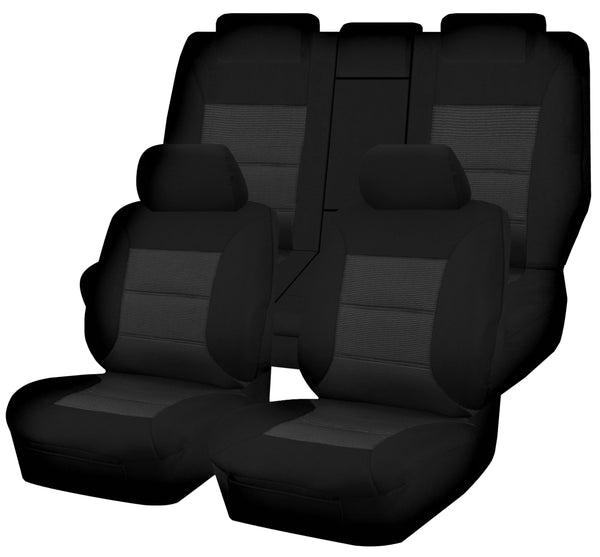 Seat Covers for TOYOTA RAV4 ACA33R-ACA38R-GSA33R SERIES 01/2006 - 2012 4X4 SUV/WAGON 5 SEATERS FR BLACK PREMIUM Tristar Online