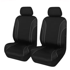 Universal Strident Front Seat Covers Size 30/35 | Grey Piping Tristar Online